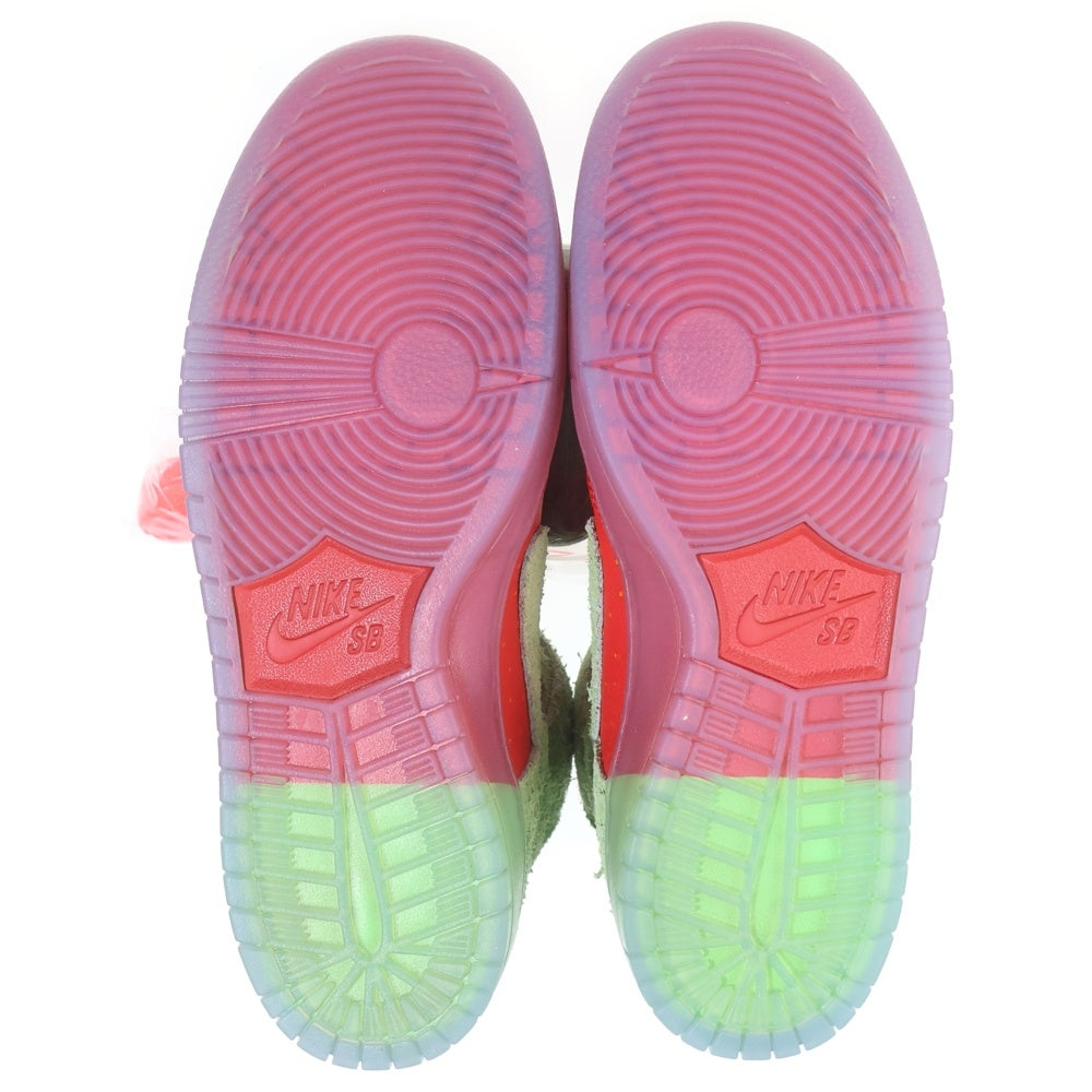 NIKE SB(ナイキエスビー) DUNK HIGH STRAWBERRY COUGH ダンクハイ ストロベリーコフ ハイカットスニーカー ピンク/グリーン US9/27cm CW7093-600