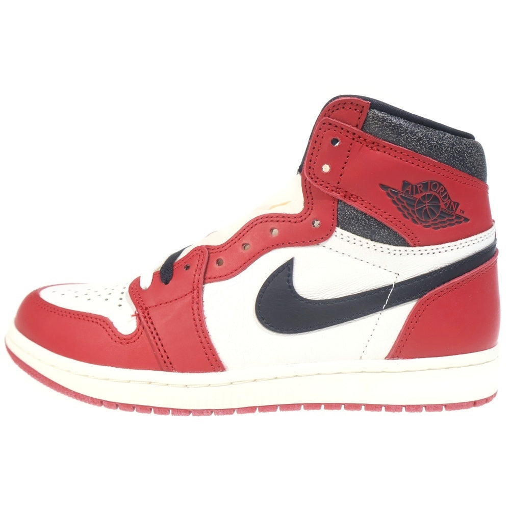 NIKE(ナイキ) AIR JORDAN1 RETRO HIGH OG LOST&FOUND CHICAGO エアジョーダン1 レトロ ロスト&ファウンド シカゴ ハイカットスニーカー レッド/ホワイト US9/27cm DZ5485-612
