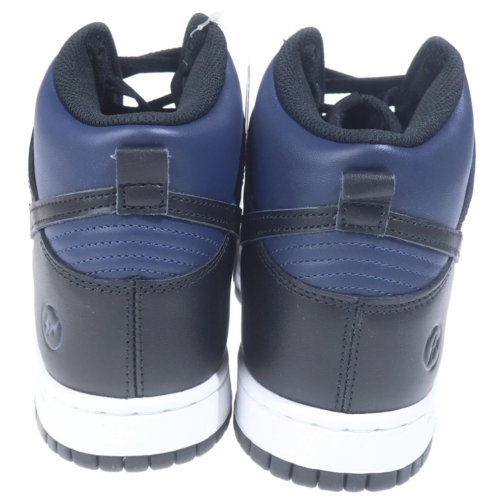 NIKE(ナイキ) ×FRAGMENT DESIGN DUNK HIGH TOKYO フラグメントデザイン ダンク 東京 ハイカットスニーカー ブラック/ネイビー US9/27cm DJ0383-400