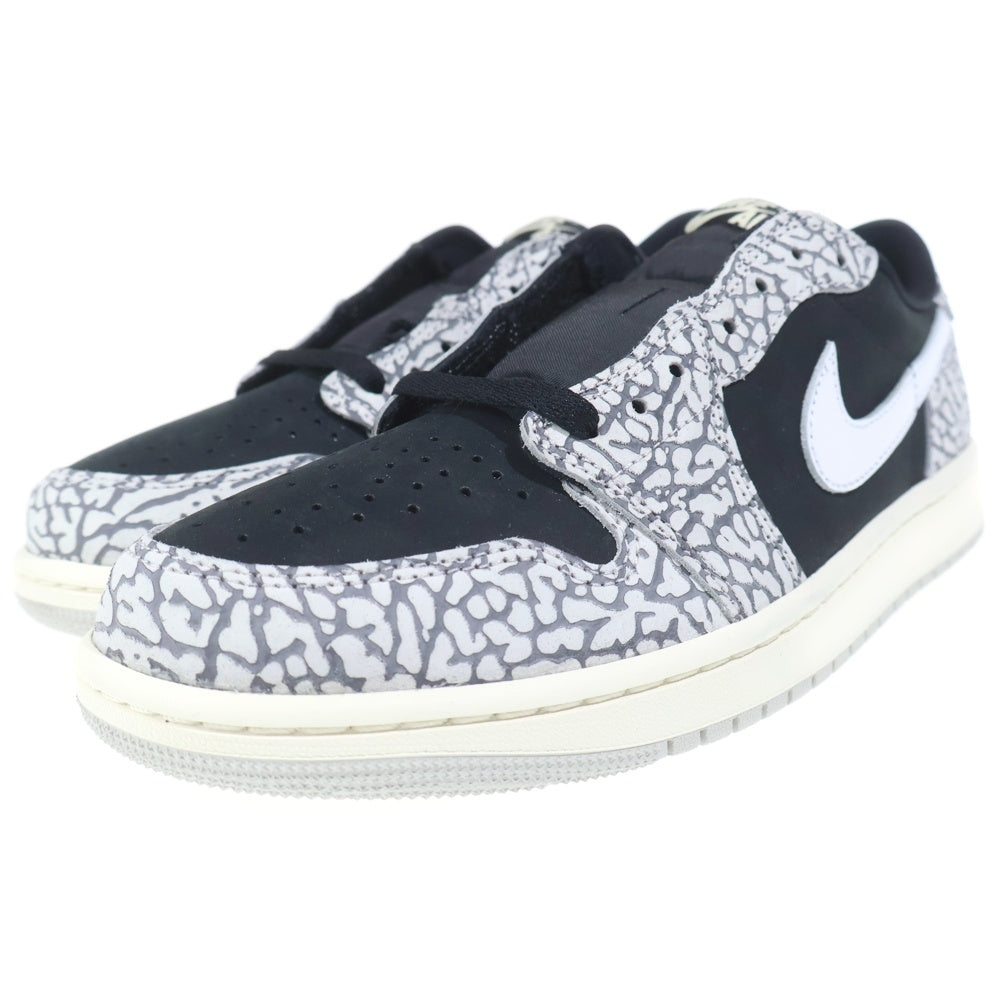 NIKE(ナイキ) AIR JORDAN 1 RETRO LOW OG BLACK CEMENT エアジョーダン1 レトロ ブラックセメント ローカットスニーカー グレー/ブラック US9/27cm CZ0790-001