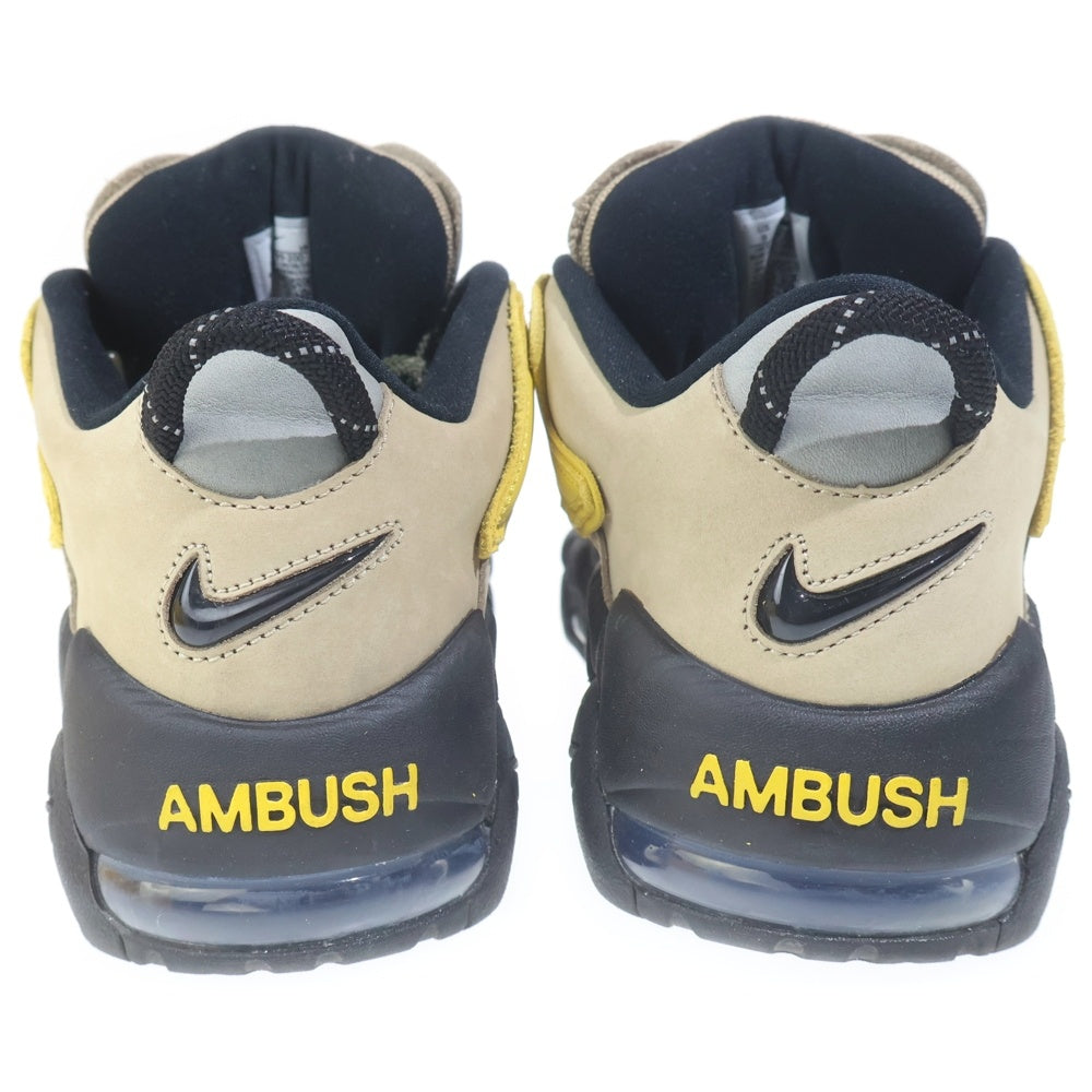 NIKE(ナイキ) ×AMBUSH AIR MORE UPTEMPO LOW SP LIMESTONE アンブッシュ エアモアアップテンポ ローカットスニーカー イエロー US9/27cm FB1299-200