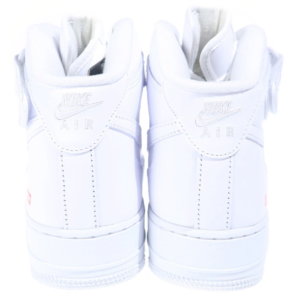 NIKE(ナイキ) ×SUPREME AIR FORCE 1 MID SP シュプリーム エアフォース1 ミッドカットスニーカー ホワイト US9/27cm FZ8784-100