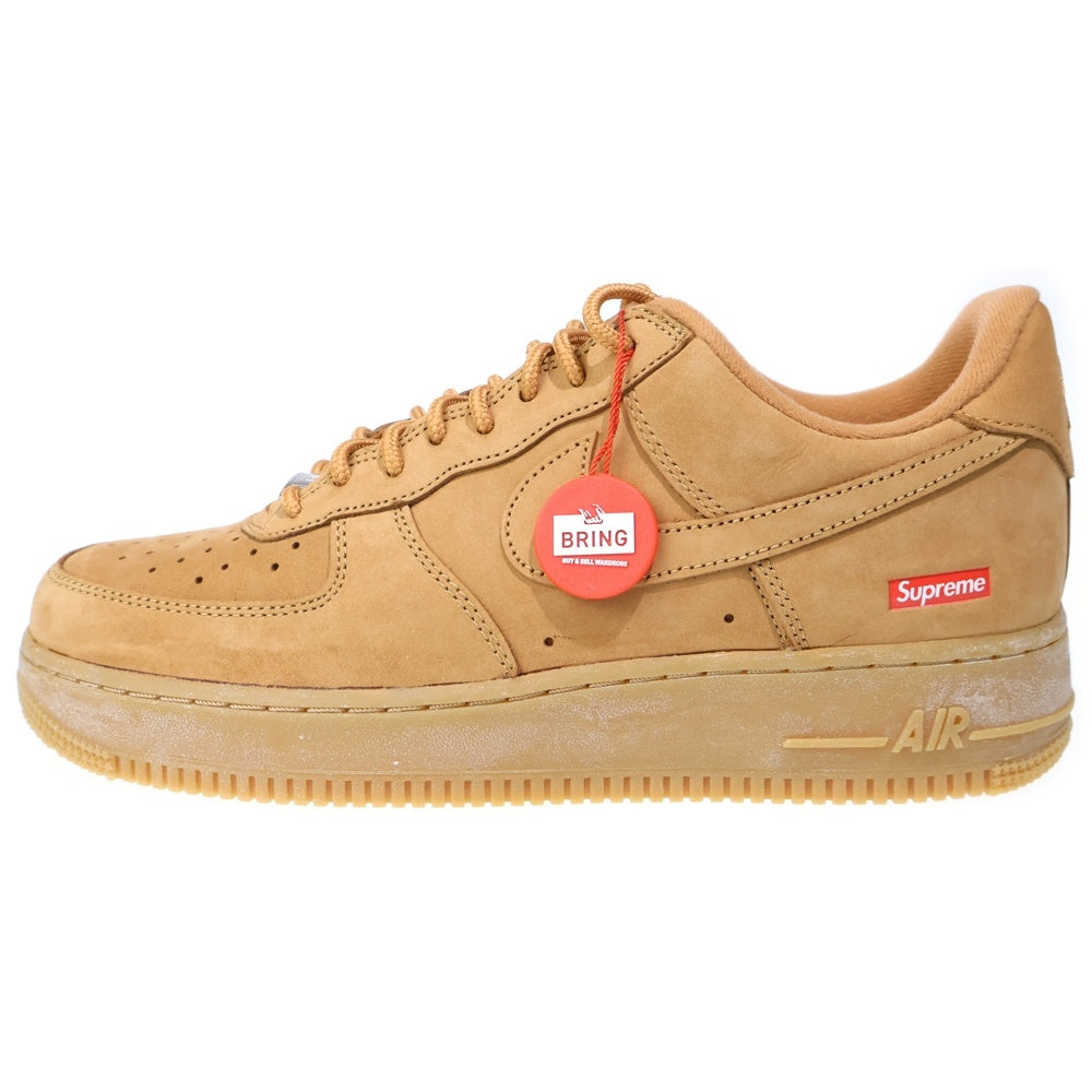 NIKE(ナイキ) ×SUPREME AIR FORCE 1 LOW SP シュプリーム エアフォース1 ウィート ローカットスニーカー ブラウン US9/27cm DN1555-200