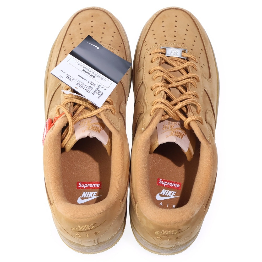 NIKE(ナイキ) ×SUPREME AIR FORCE 1 LOW SP シュプリーム エアフォース1 ウィート ローカットスニーカー ブラウン US9/27cm DN1555-200