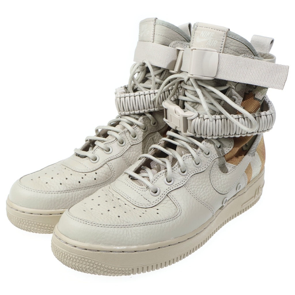 NIKE(ナイキ) SF AIR FORCE 1 CHINO CLASSIC STONE エアフォース1 チノ クラシックストーン ハイカットスニーカー グレー US9.5/27.5cm 864024-202