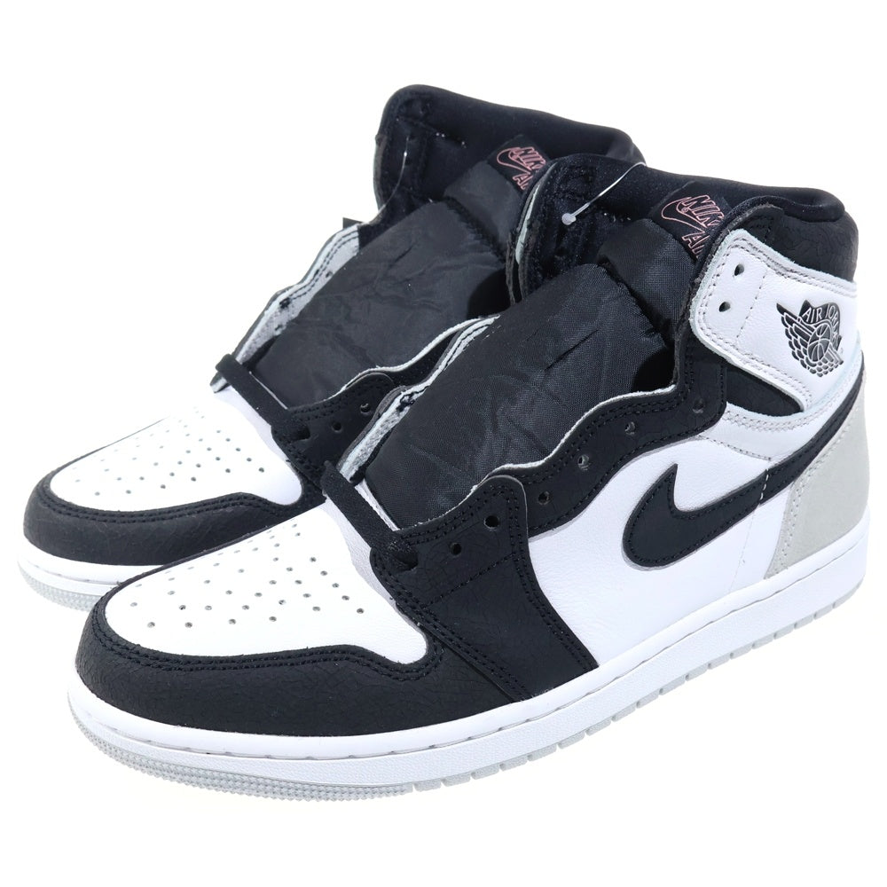 NIKE(ナイキ) AIR JORDAN 1 HIGH OG BLEACHED CORAL エアジョーダン1 ブリーチドコーラル ハイカットスニーカー ホワイト/グレー US9/27cm 555088-108