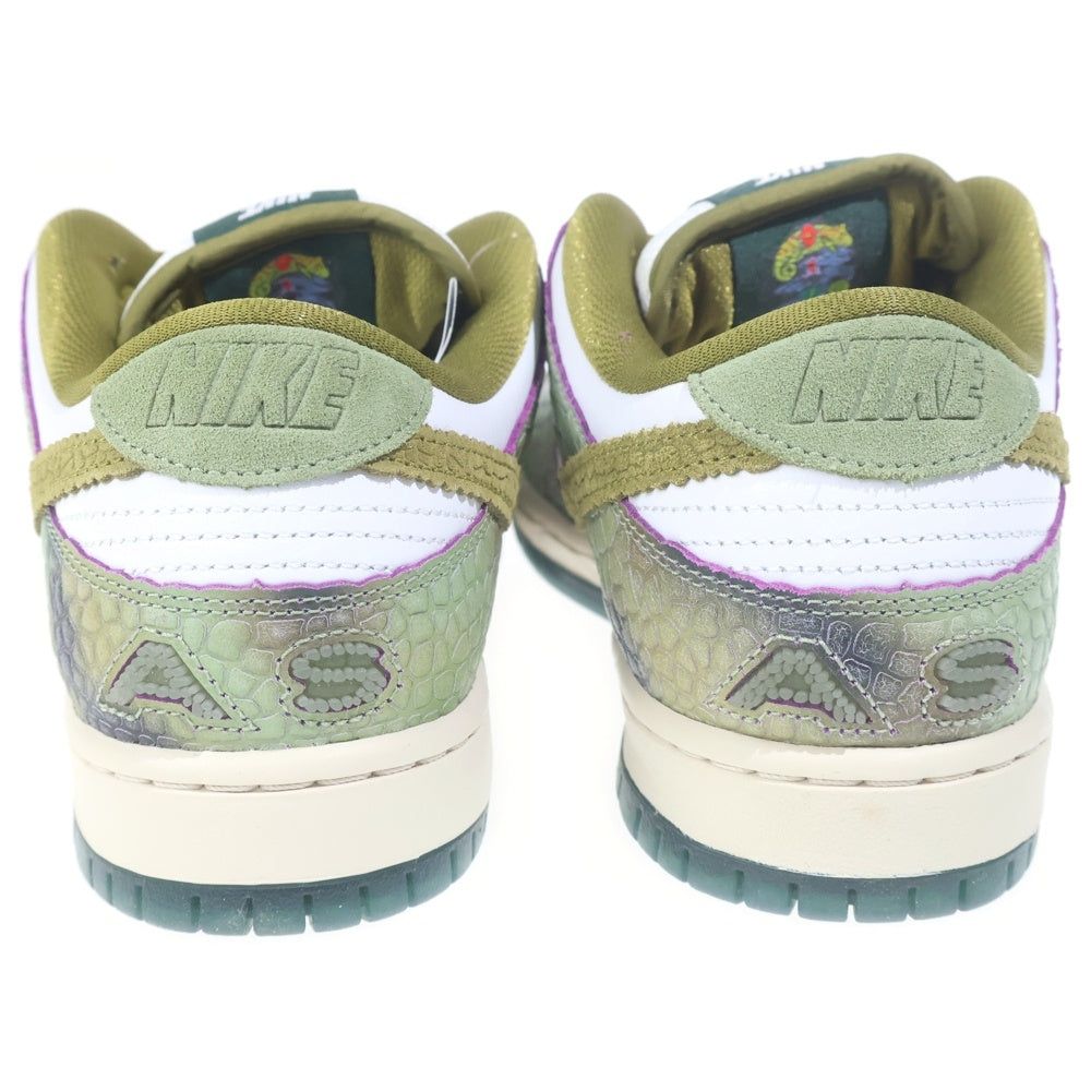 NIKE SB(ナイキエスビー) ×ALEXIS SABLONE DUNK LOW PRO WHITE AND PACIFIC MOSS アレクシスサブローン ダンク プロ ローカットスニーカー ホワイト/グリーン US9/27cm HJ3386-300