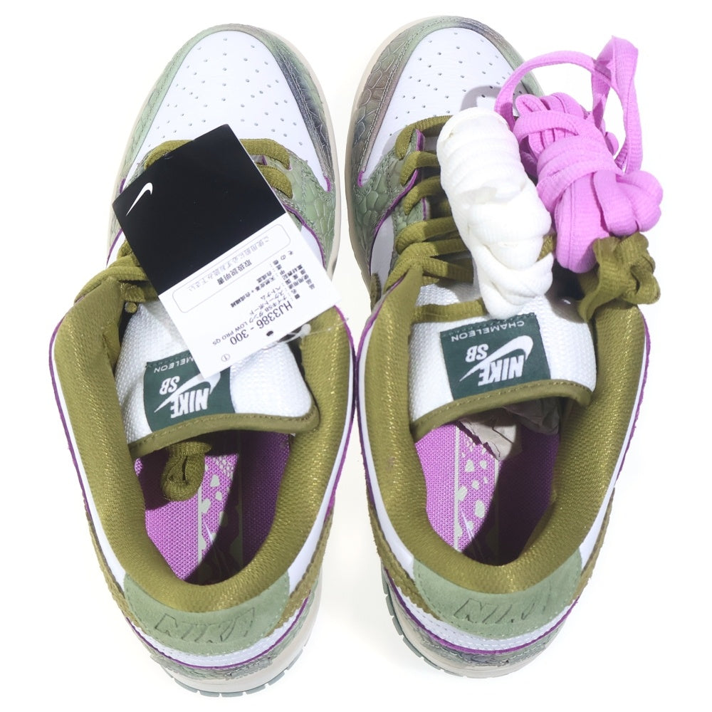 NIKE SB(ナイキエスビー) ×ALEXIS SABLONE DUNK LOW PRO WHITE AND PACIFIC MOSS アレクシスサブローン ダンク プロ ローカットスニーカー ホワイト/グリーン US9/27cm HJ3386-300