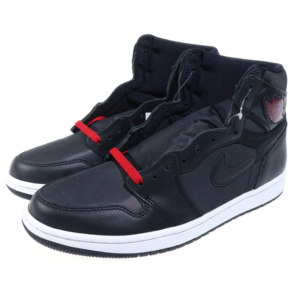 NIKE(ナイキ) AIR JORDAN 1 RETRO HIGH OG BLACK GYM RED エアジョーダン1 レトロ ハイカットスニーカー ブラック US9/27cm 555088-060