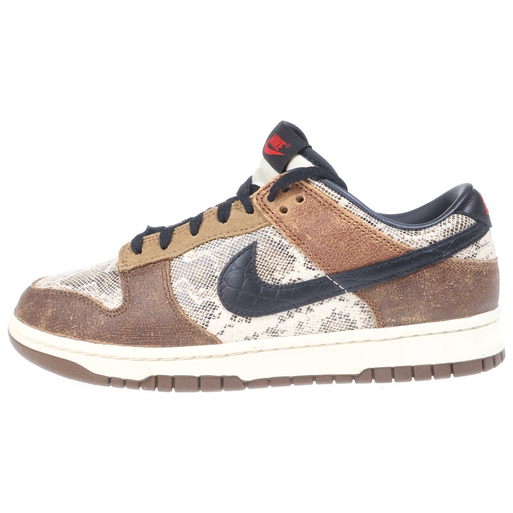 NIKE(ナイキ) DUNK LOW PRM HEAD 2 HEAD CO DOT JP ダンク プレミアム ヘッドトゥヘッド ローカットスニーカー ブラウン US9/27cm FJ5434-120