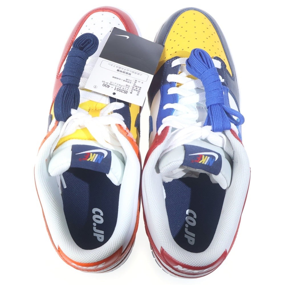 NIKE(ナイキ) DUNK LOW CO.JP WHAT THE MIDNIGHT NAVY AND VARSITY ダンク ワット ザ ローカットスニーカー マルチ US9/27cm IB2051-400