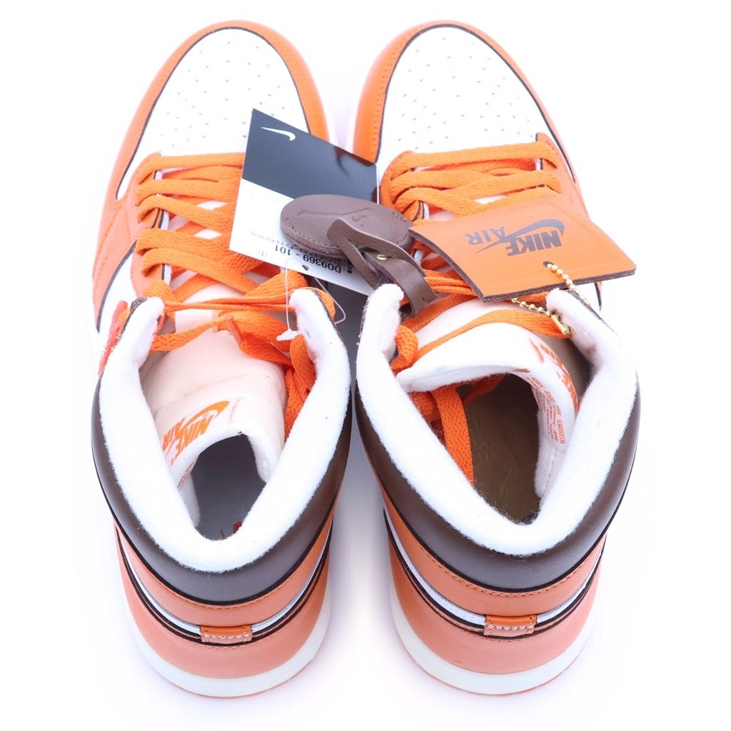 NIKE(ナイキ) WMNS AIR JORDAN 1 HIGH OG STARFISH ウィメンズ エアジョーダン1 スターフィッシュ ハイカットスニーカー ホワイト/オレンジ US10.5/27.5cm DO9369-101 レディース