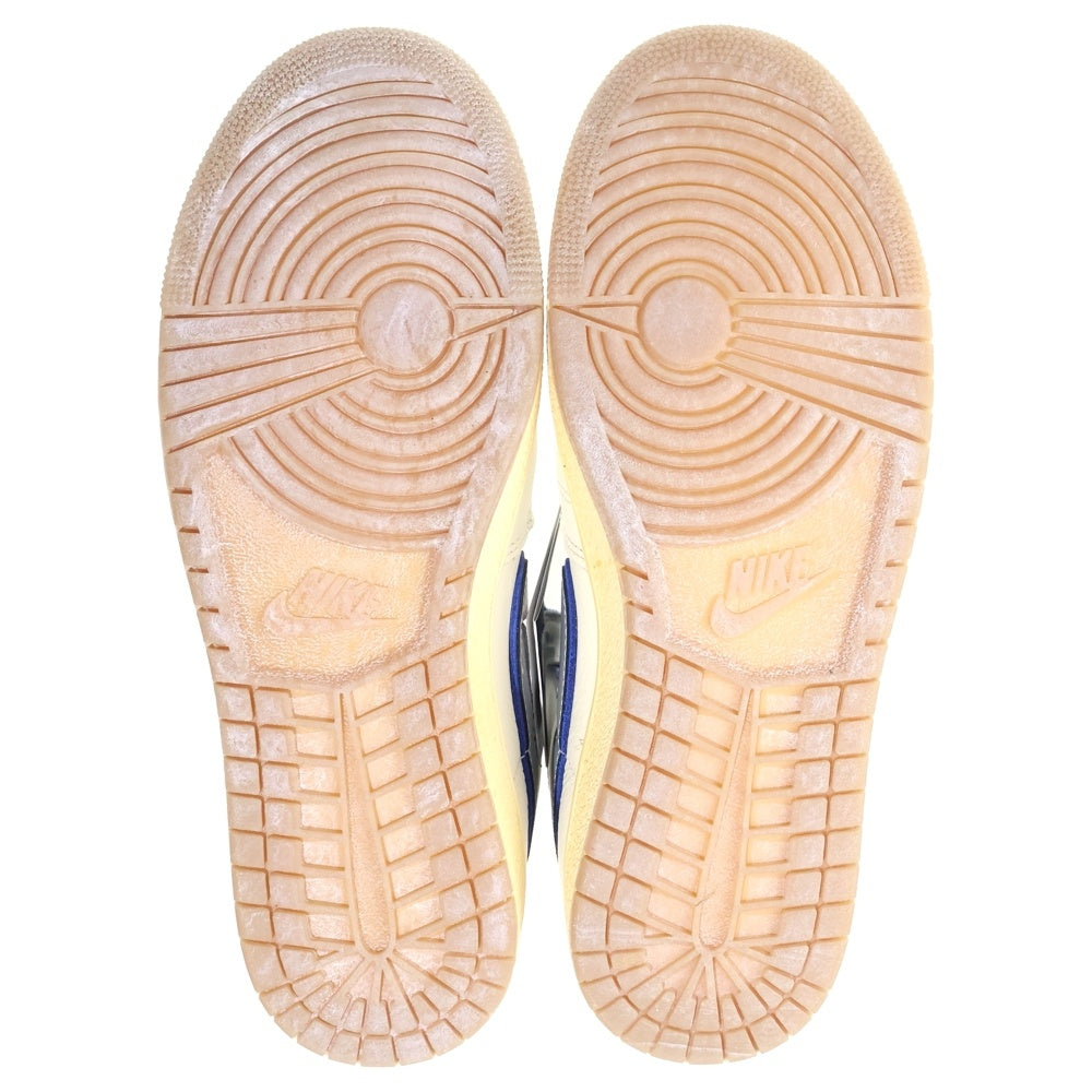 NIKE(ナイキ) ×AWAKE NY JORDAN AIR SHIP PE SP アウェイク ニューヨーク ジョーダン エアシップ ハイカットスニーカー ホワイト/ブルー US9/27cm FN8675-104