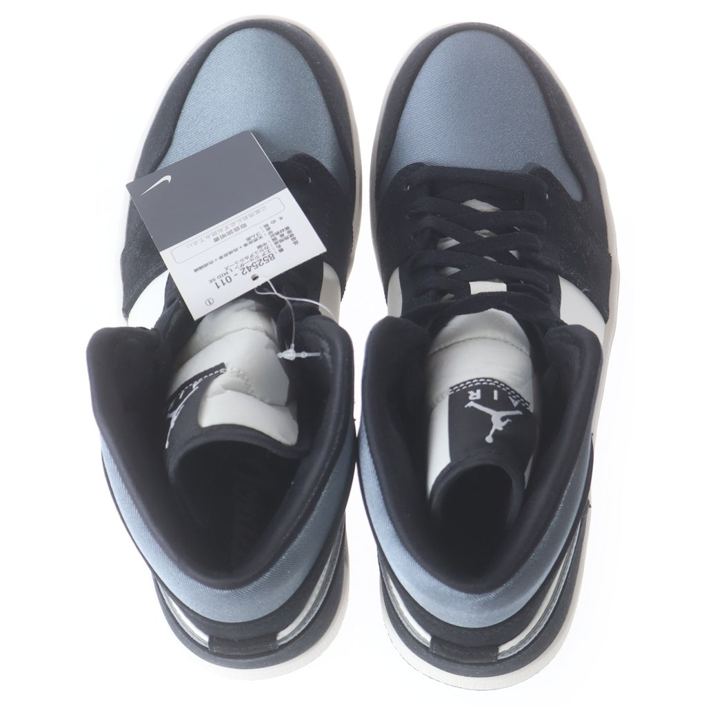 NIKE(ナイキ) AIR JORDAN 1 MID SE 852542-011 エアジョーダン1 ミッドカットスニーカー ホワイト/ブラック US9/27cm