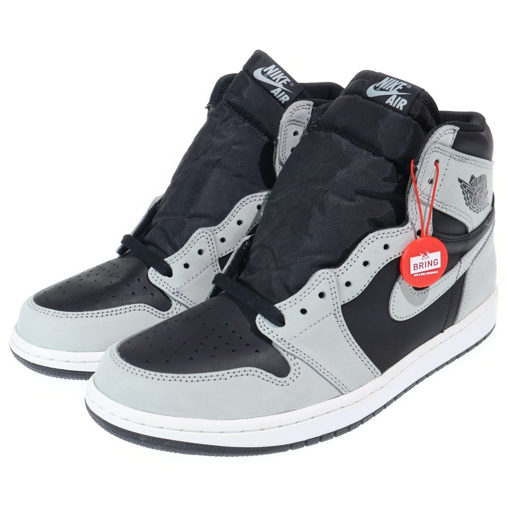 NIKE(ナイキ) AIR JORDAN 1 HIGH OG SHADOW 2.0 エアジョーダン1 シャドウ 2.0 ハイカットスニーカー グレー US9.5/27.5cm 555088-035