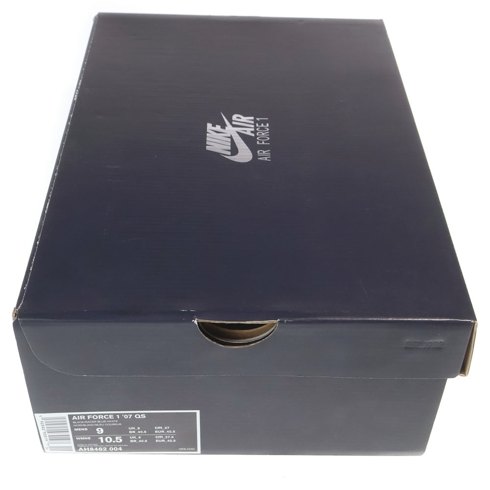 NIKE(ナイキ) AIR FORCE 1 07 QS RACING AH8462-004 エアフォース1 レーシシング ローカットスニーカー ホワイト/ブラック US9/27cm