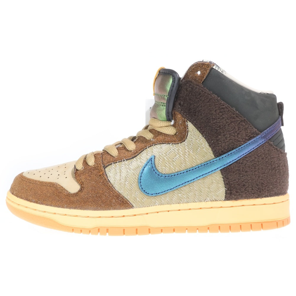 NIKE SB(ナイキエスビー) CONCEPTS DUNK HIGH DUCK DC6887-200 コンセプツ ダンク ハイカットスニーカー ブラウン US9/27cm