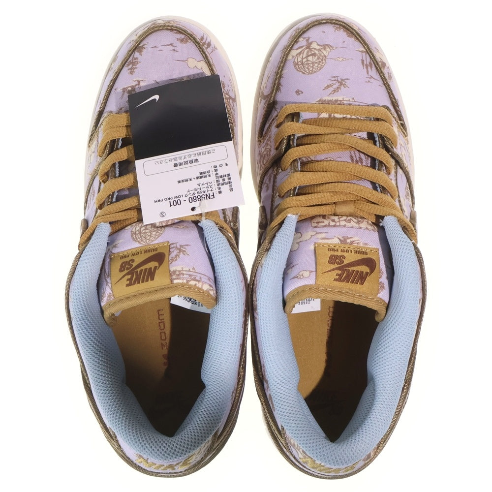 NIKE SB(ナイキエスビー) DUNK LOW PRM TOILE FN5880-001 ダンクロー トワレ ローカットスニーカー パープル US9/27cm