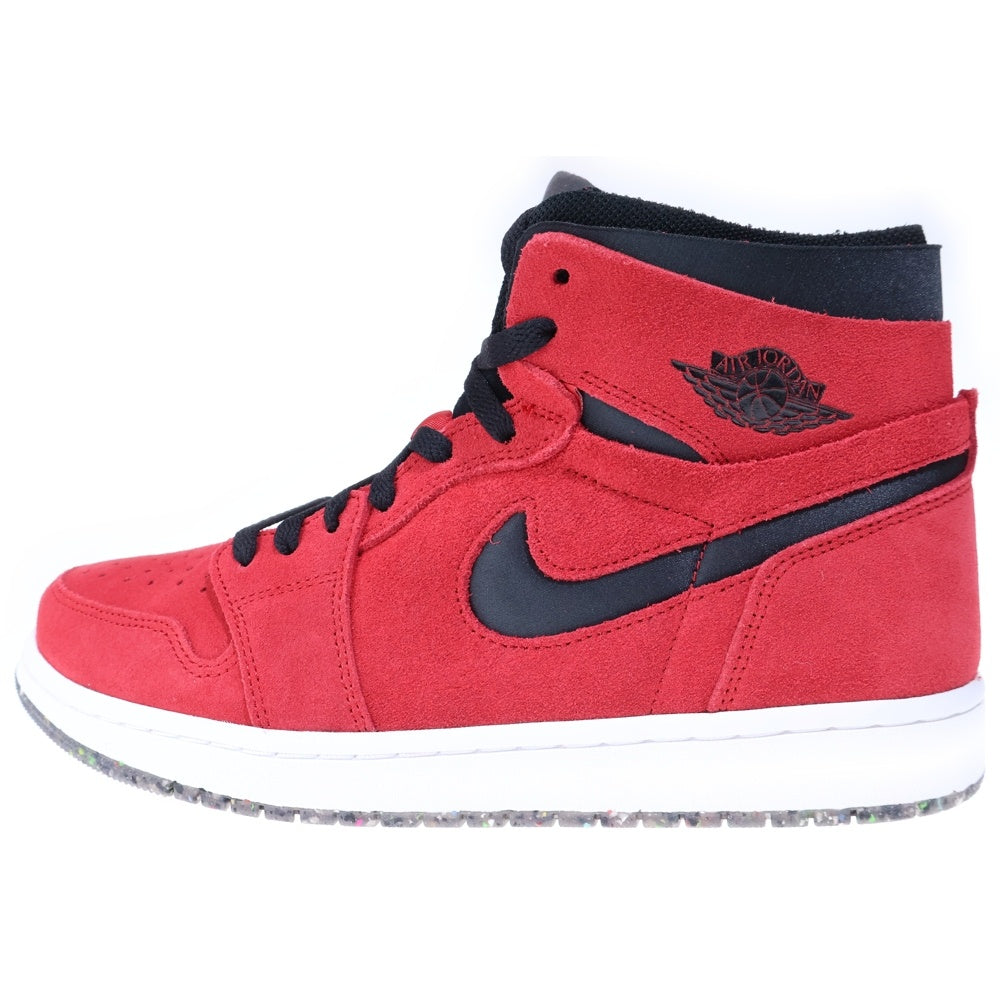 NIKE(ナイキ) AIR JORDAN 1 HIGH ZOOM RED SUEDE エアジョーダン1 ズーム レッド スウェード ハイカットスニーカー レッド US9.5/27.5cm CT0978-600