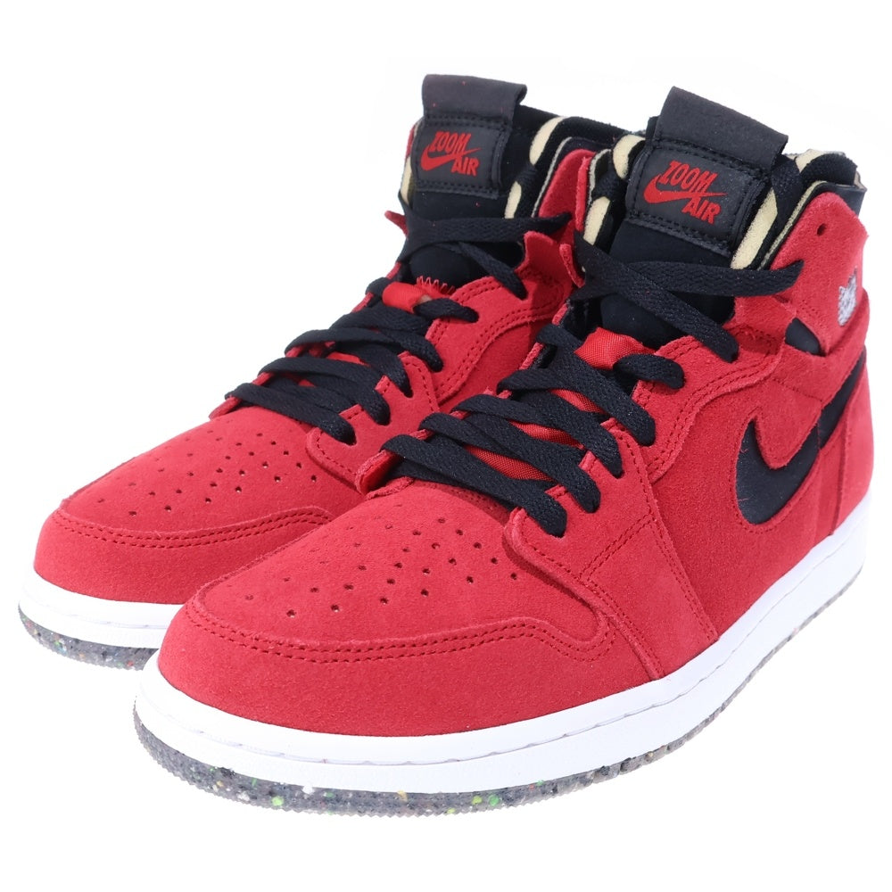 NIKE(ナイキ) AIR JORDAN 1 HIGH ZOOM RED SUEDE エアジョーダン1 ズーム レッド スウェード ハイカットスニーカー レッド US9.5/27.5cm CT0978-600