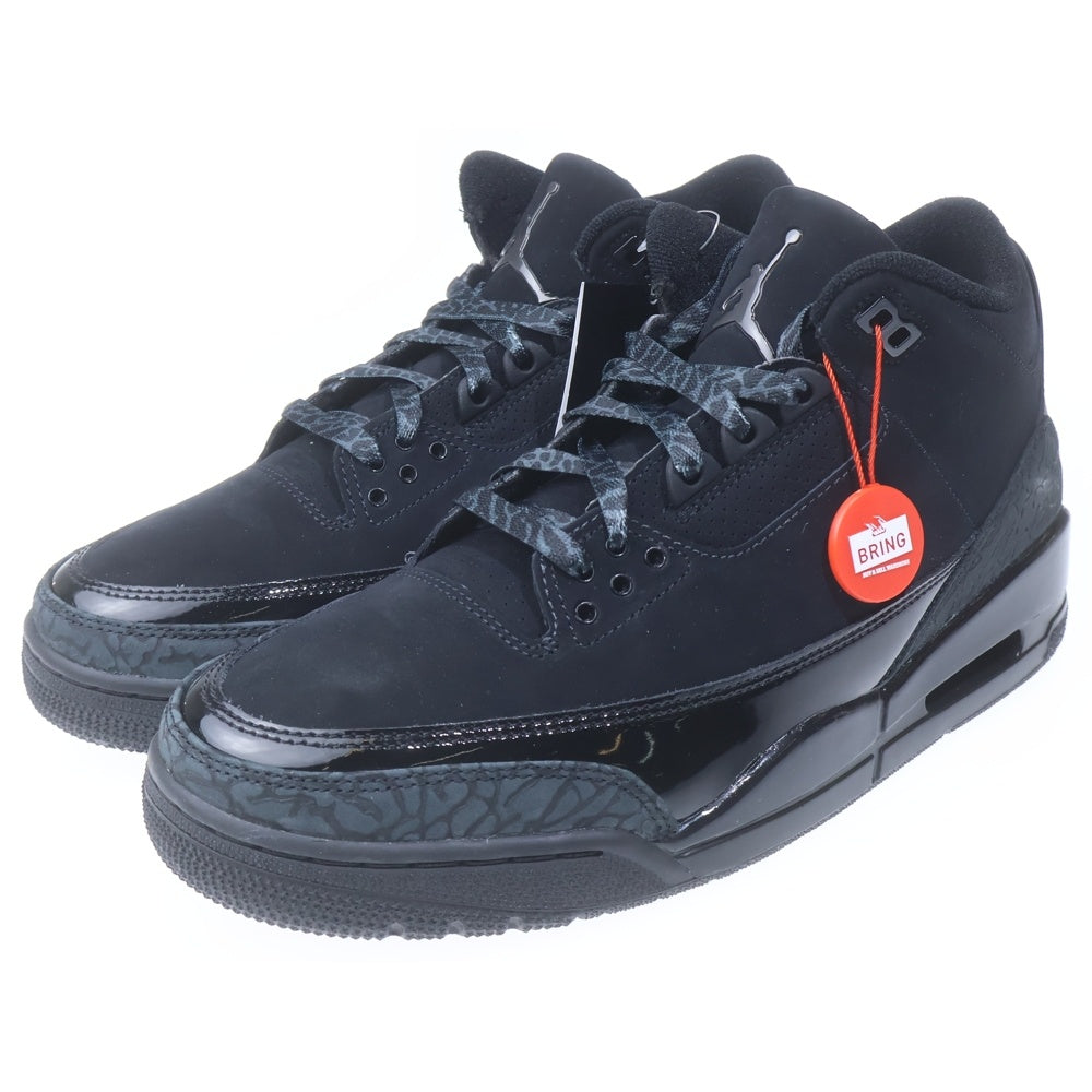 NIKE(ナイキ) AIR JORDAN 3 RETRO BLACK CAT エアジョーダン3 レトロ ブラックキャット ハイカットスニーカー ブラック US9/27cm CT8532-001