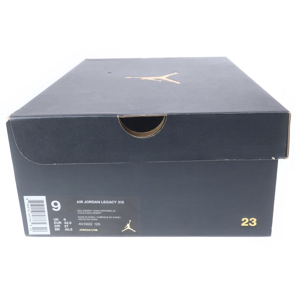 NIKE(ナイキ) AIR JORDAN LEGACY 312 エアジョーダン レガシー312 ハイカットスニーカー ホワイト/イエロー US9/27cm AV3922-102