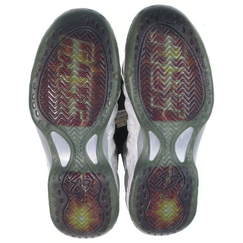 NIKE(ナイキ) ×TEKKEN 8 AIR FOAMPOSITE ONE PRM JIN KAZAMA HF6367-001 鉄拳8 エアフォームポジット ミッドカットスニーカー シルバー US9/27cm