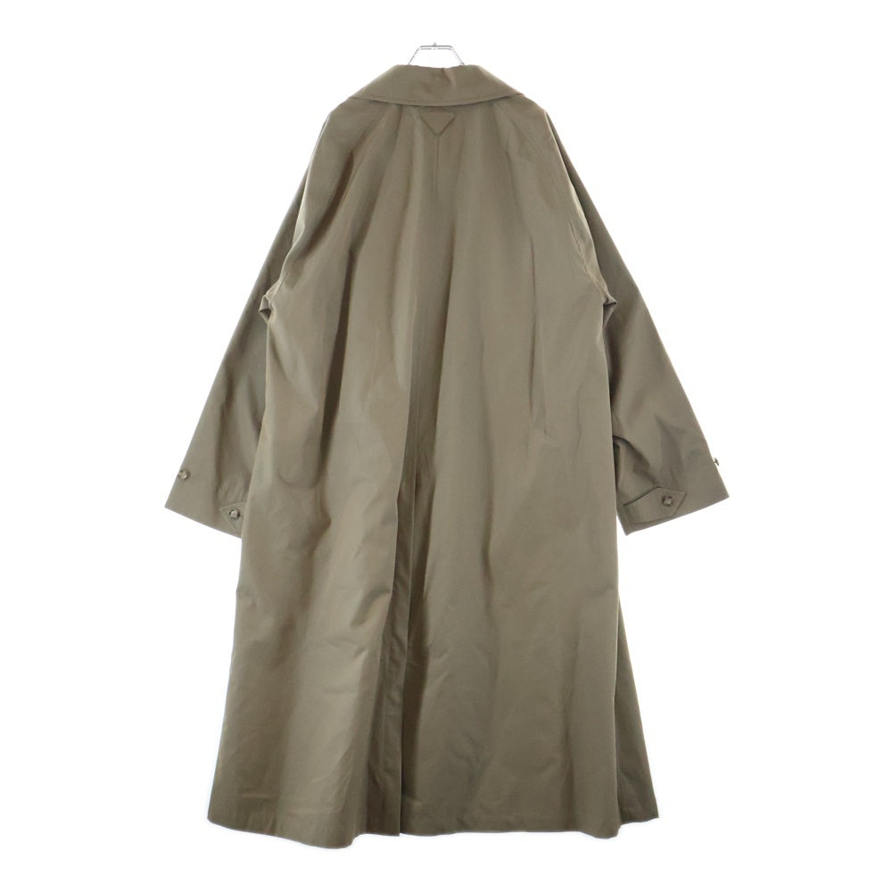 PRADA(プラダ) 24SS Double Breasted バックトライアングル ダブルブレスト オーバーサイズ トレンチコート ベージュ