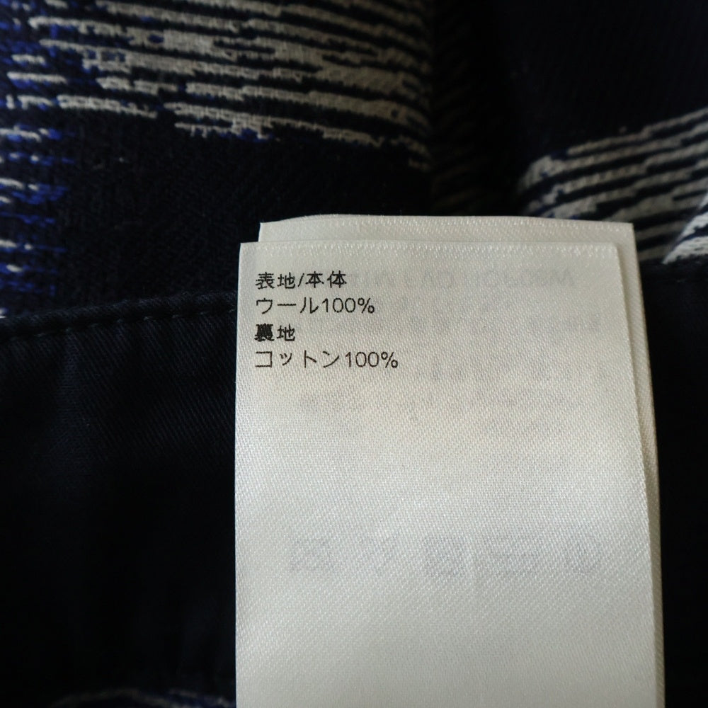 LOUIS VUITTON(ルイヴィトン) 24SS ダミエ ウール ロングパンツ ネイビー RM241M FVD HQP08W