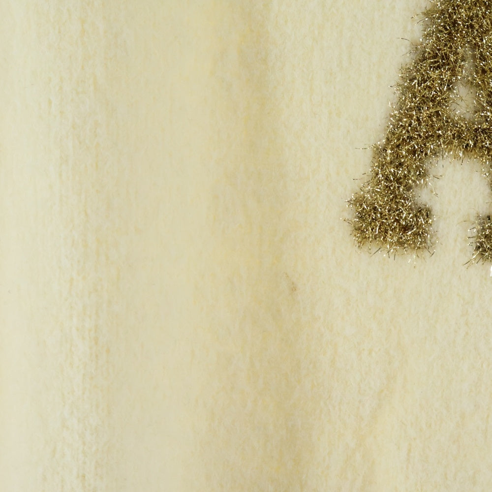 AMI Alexandre Mattiussi(アミアレクサンドルマテュッシ) ホリデー ハートロゴ ウール ニット セーター ベージュ SPUKS030.KN0032 レディース