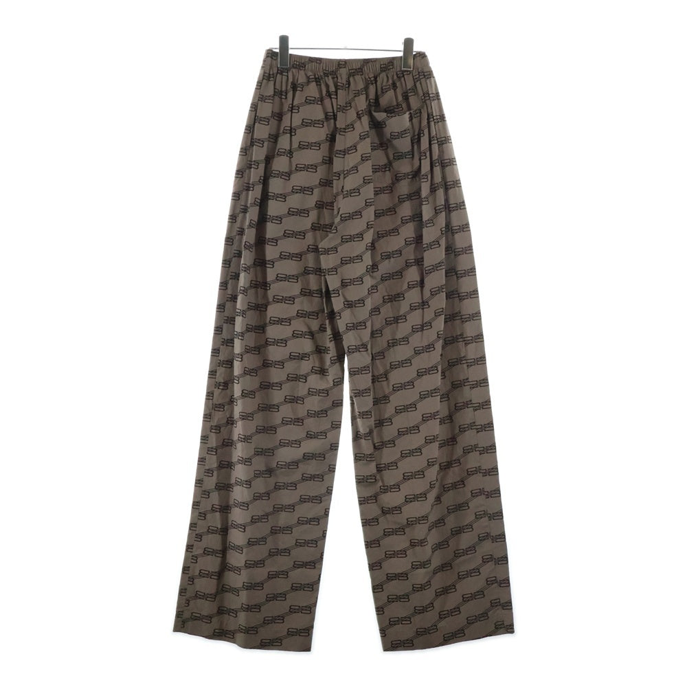 BALENCIAGA(バレンシアガ) 23SS BBモノグラム パジャマパンツ ベージュ 658883 TML36