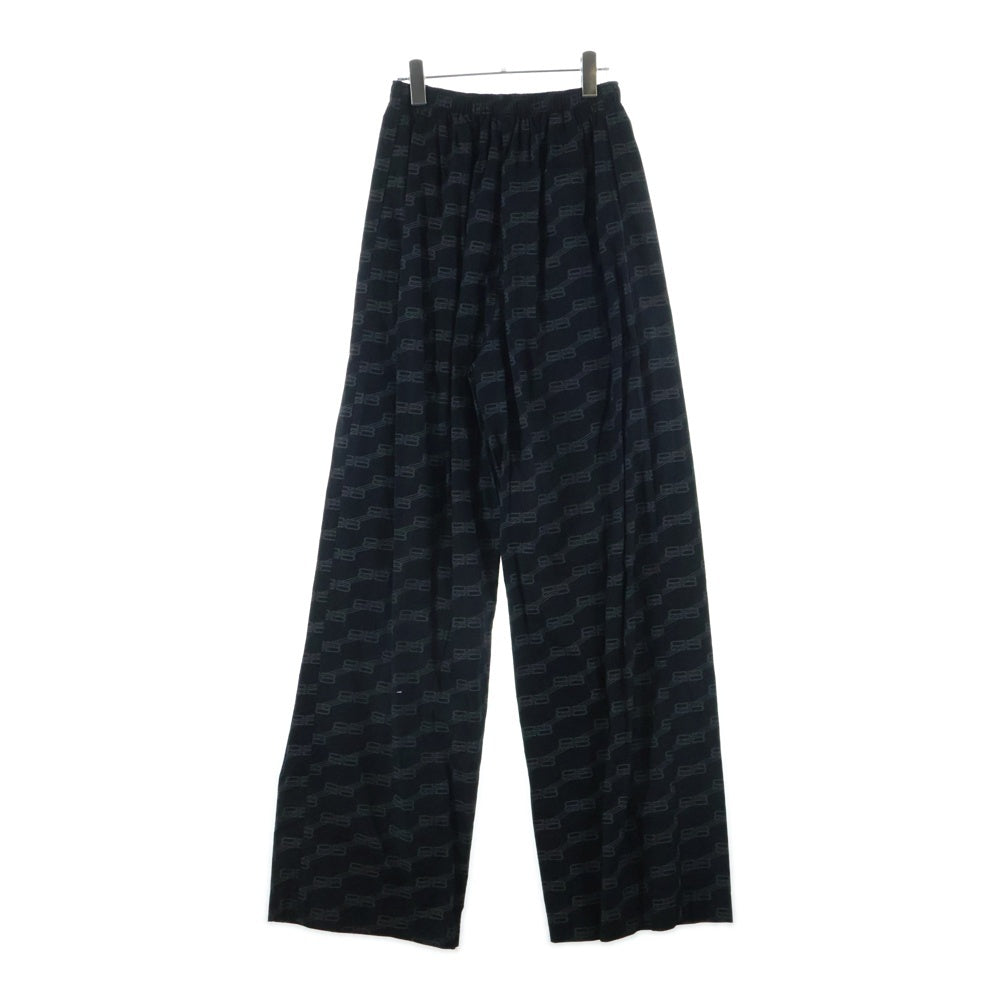 BALENCIAGA(バレンシアガ) 22AW BBモノグラム パジャマパンツ ブラック