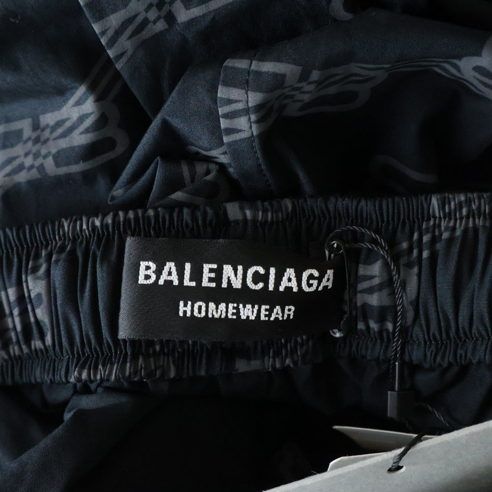BALENCIAGA 22aw BBモノグラム カーゴパンツ BALENCIAGA(バレンシアガ) 22AW BBモノグラム パジャマパンツ ブラック