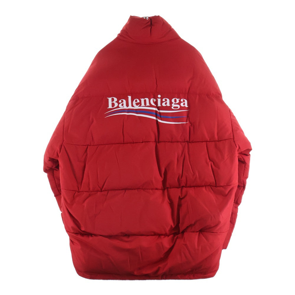 BALENCIAGA(バレンシアガ) 23AW キャンペーンロゴ ダウンジャケット レッド 758045 TYD36