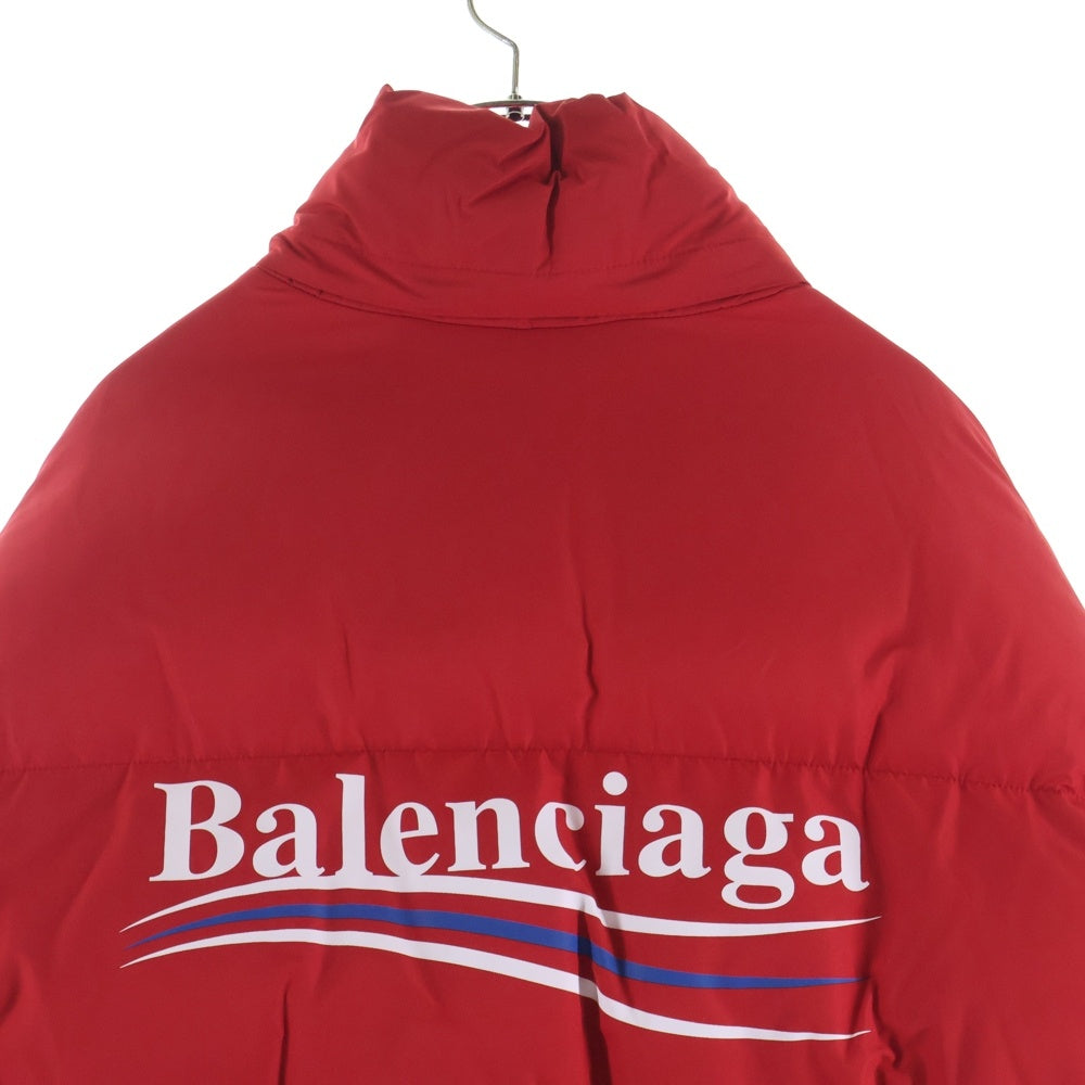 BALENCIAGA(バレンシアガ) 23AW キャンペーンロゴ ダウンジャケット レッド 758045 TYD36