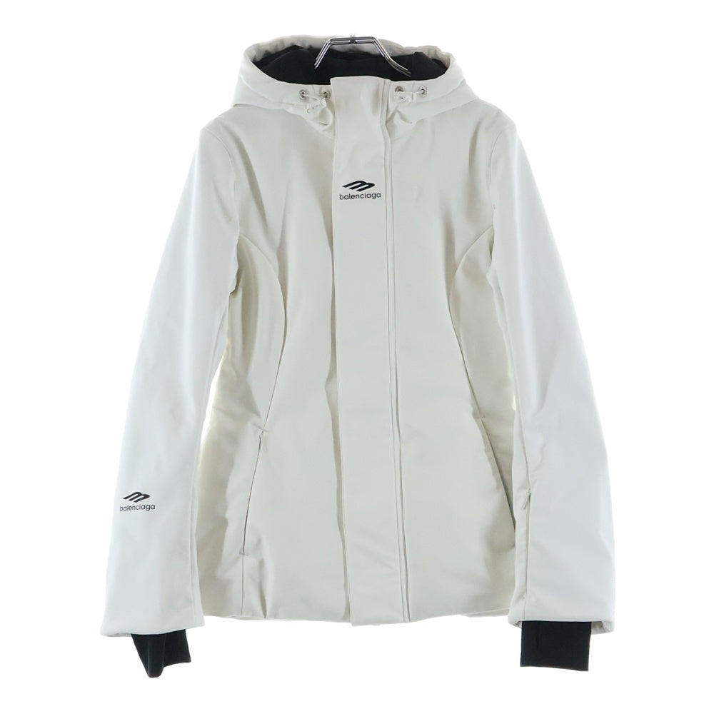 BALENCIAGA(バレンシアガ) 24SS 3B Sports Icon アワーグラス スキージャケット ホワイト 773998 TPQ37 レディース