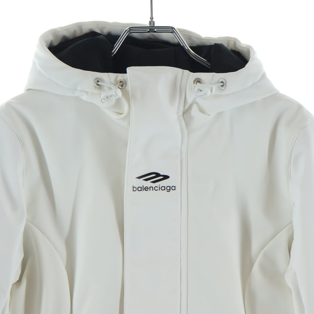 BALENCIAGA(バレンシアガ) 24SS 3B Sports Icon アワーグラス スキージャケット ホワイト 773998 TPQ37 レディース