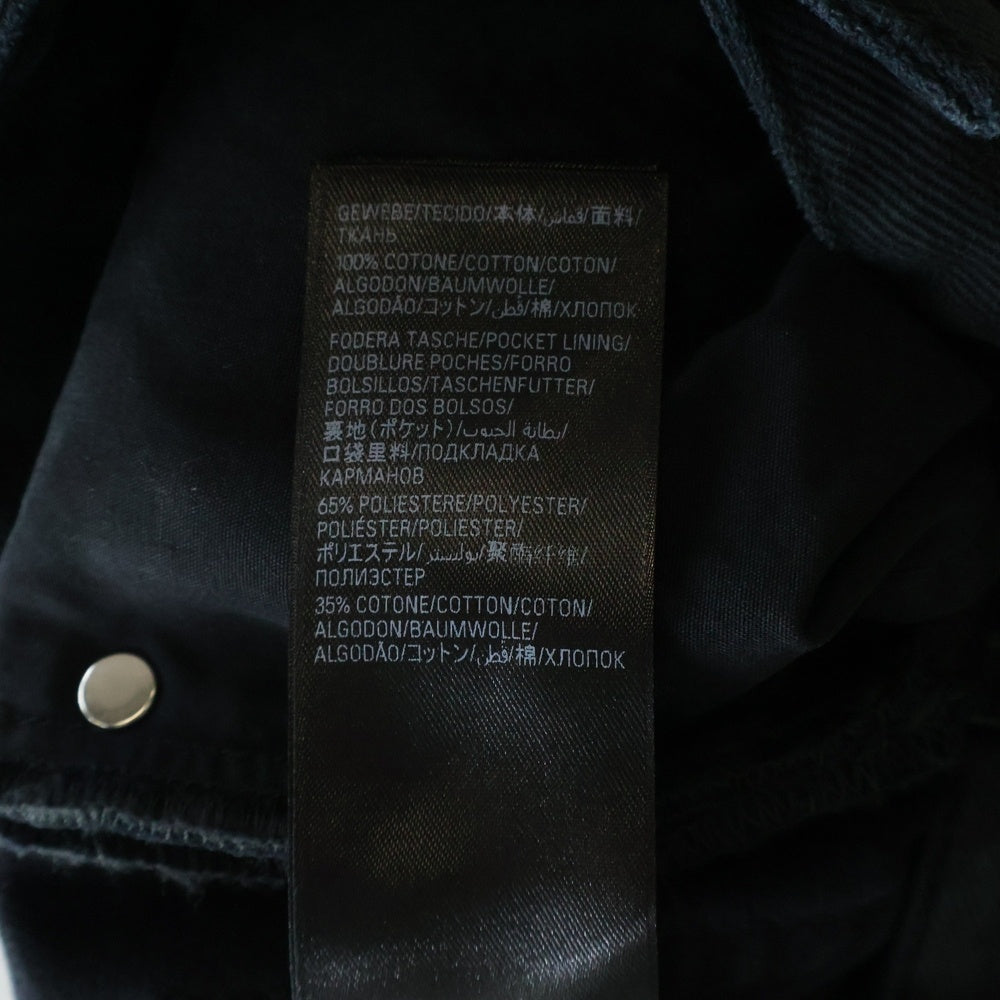 BALENCIAGA(バレンシアガ) 23AW DOUBLE FRONT ダブルフロントデニムパンツ ブラック 767979 TNW11