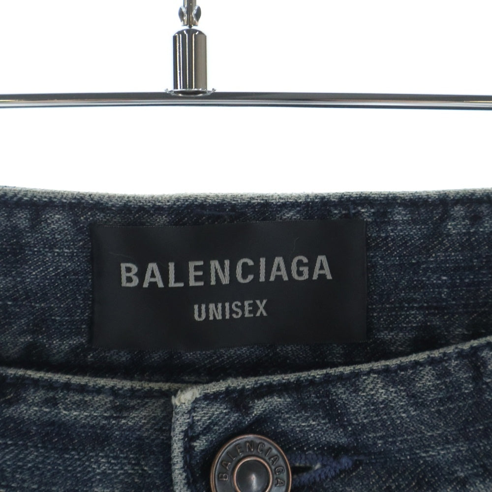BALENCIAGA(バレンシアガ) 23AW DOUBLE FRONT WIDE LEG JEANS ダブル