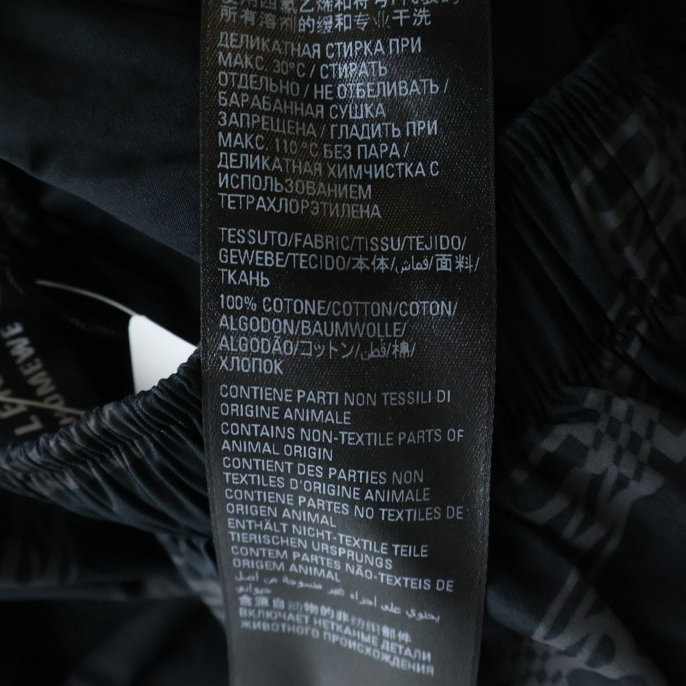 BALENCIAGA(バレンシアガ) 22AW BBモノグラム パジャマパンツ ブラック 658883 TML36