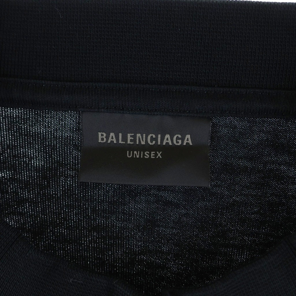 BALENCIAGA(バレンシアガ) TOKYOプリント オーバーサイズ 長袖Tシャツカットソー ブラック 720250