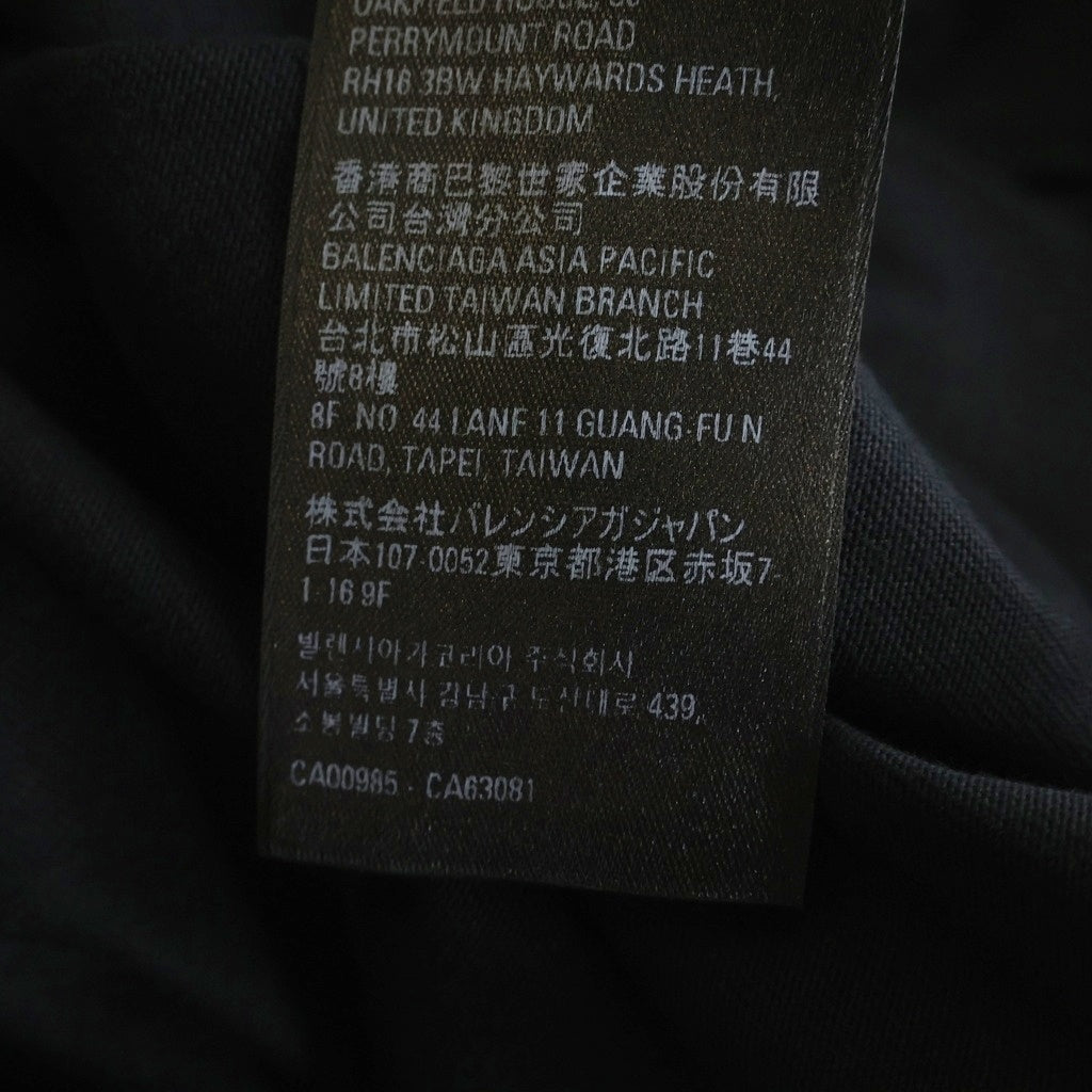BALENCIAGA(バレンシアガ) TOKYOプリント オーバーサイズ 長袖Tシャツカットソー ブラック 720250
