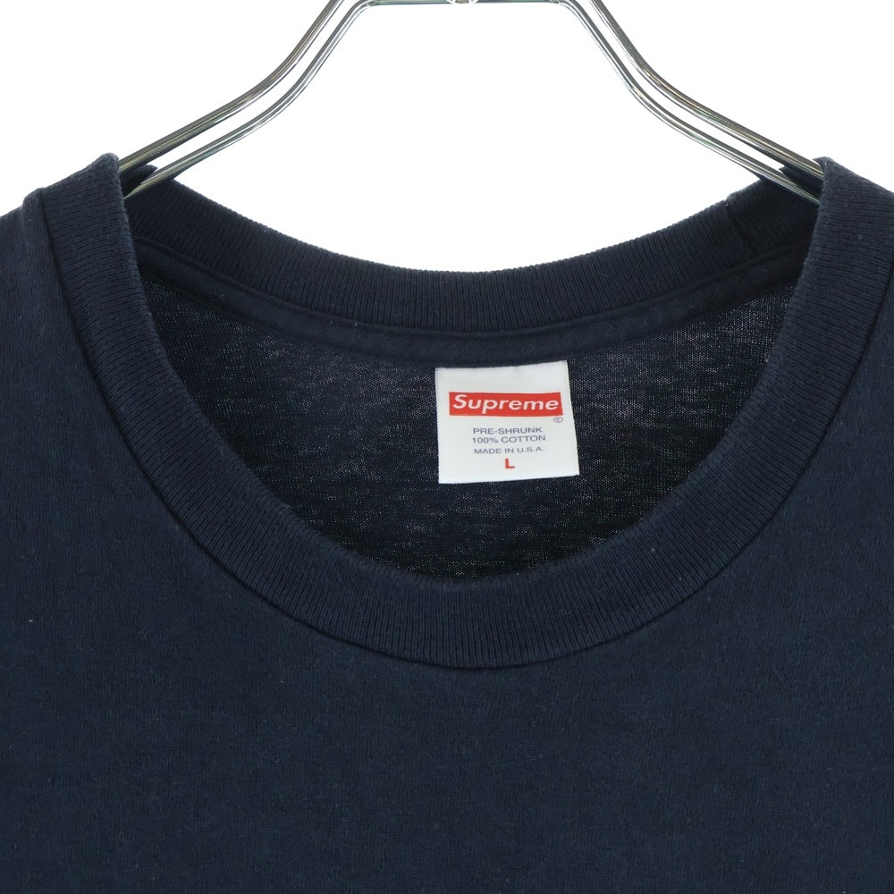 SUPREME(シュプリーム) 23AW Box Logo Tee Camo カモ ボックスロゴ クルーネック 半袖Tシャツ カットソー ネイビー