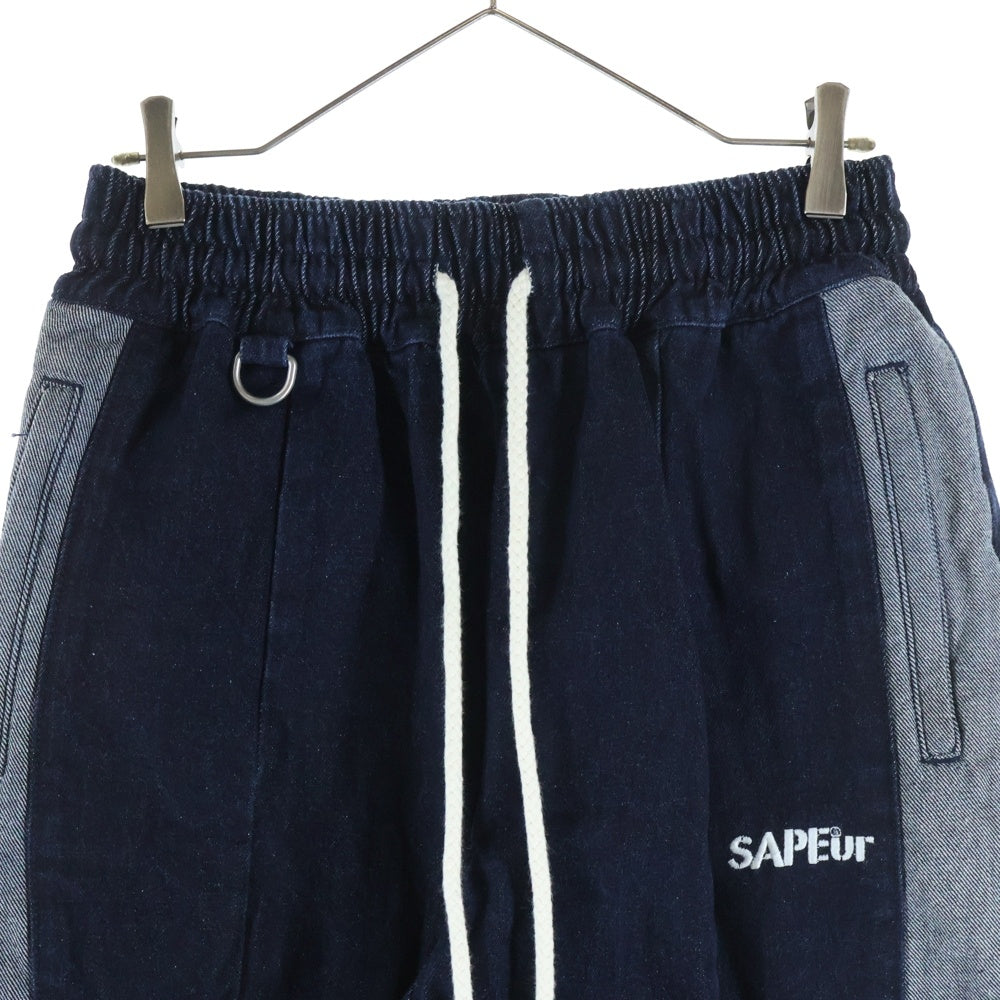 SAPEur(サプール) トラック デニム パンツ インディゴ
