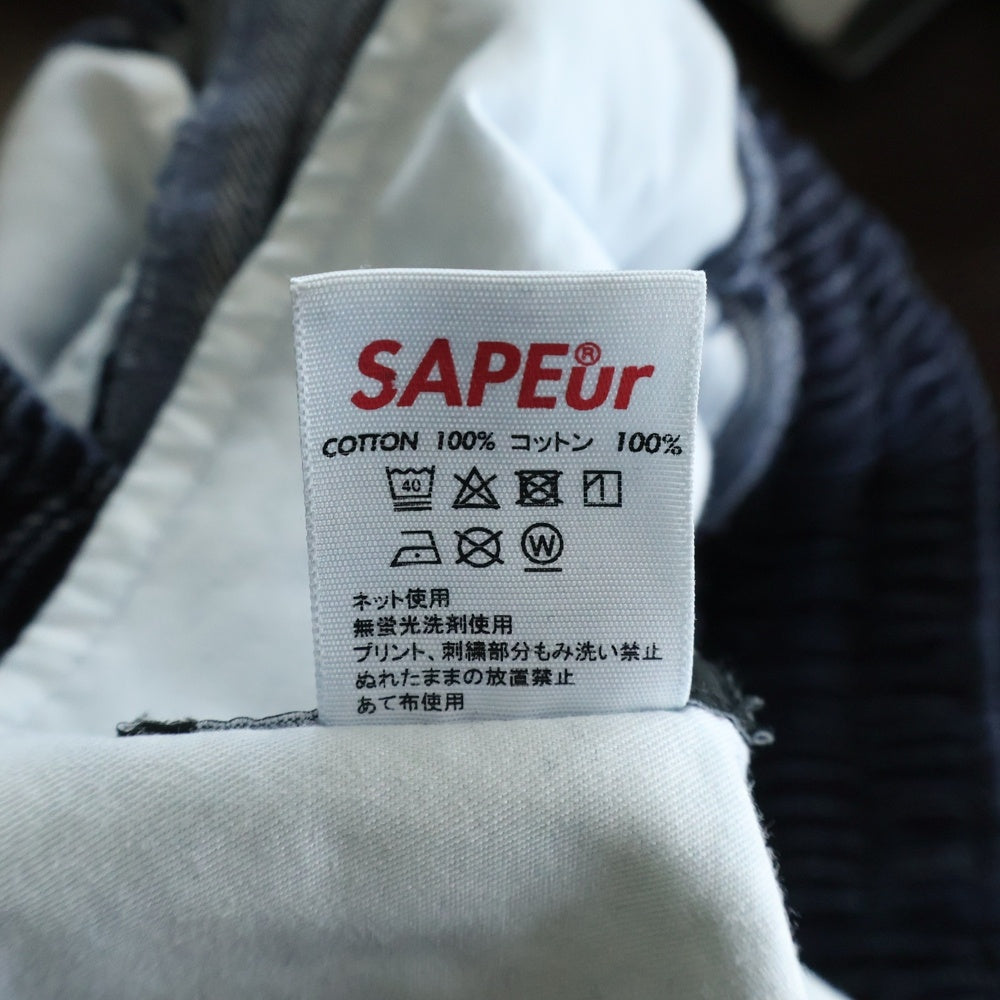 SAPEur(サプール) トラック デニム パンツ インディゴ