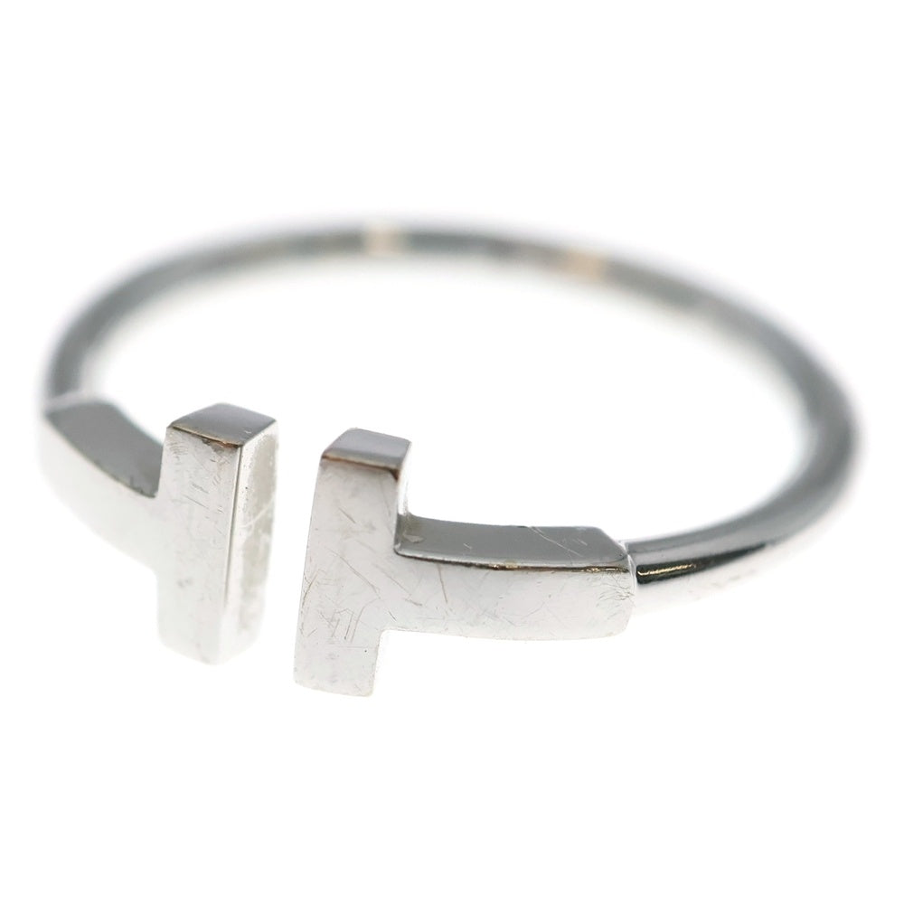 TIFFANY & Co.(ティファニー) K18WG Tワイヤー リング ホワイトゴールド レディース