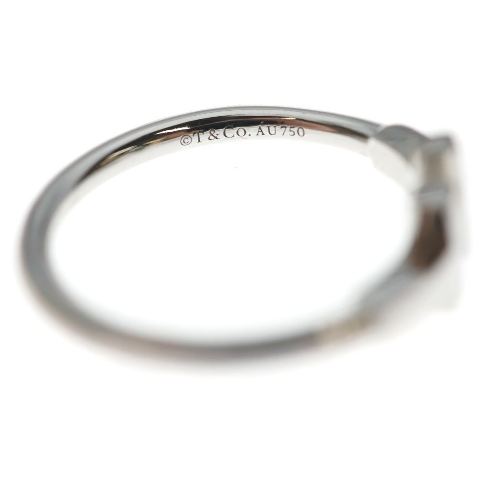 TIFFANY & Co.(ティファニー) K18WG Tワイヤー リング ホワイトゴールド レディース