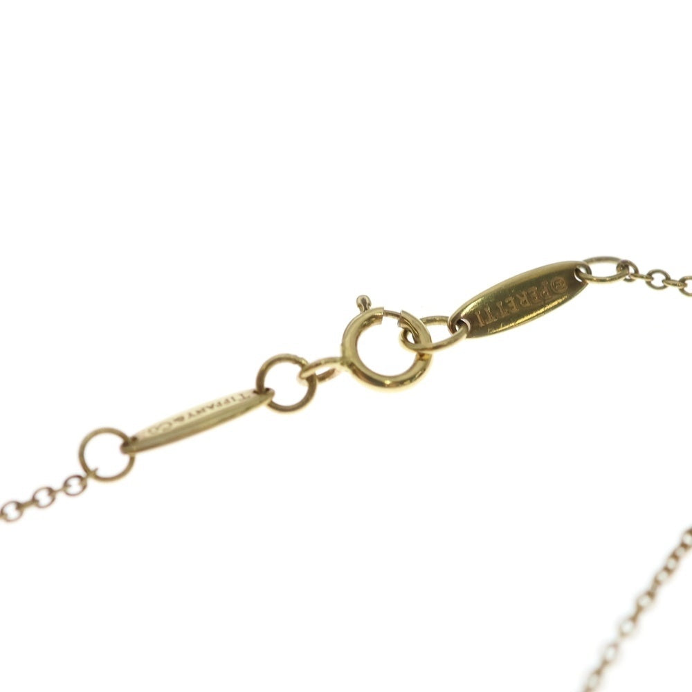 TIFFANY & Co.(ティファニー) K18YG ラウンド プレート ネックレス ゴールド レディース