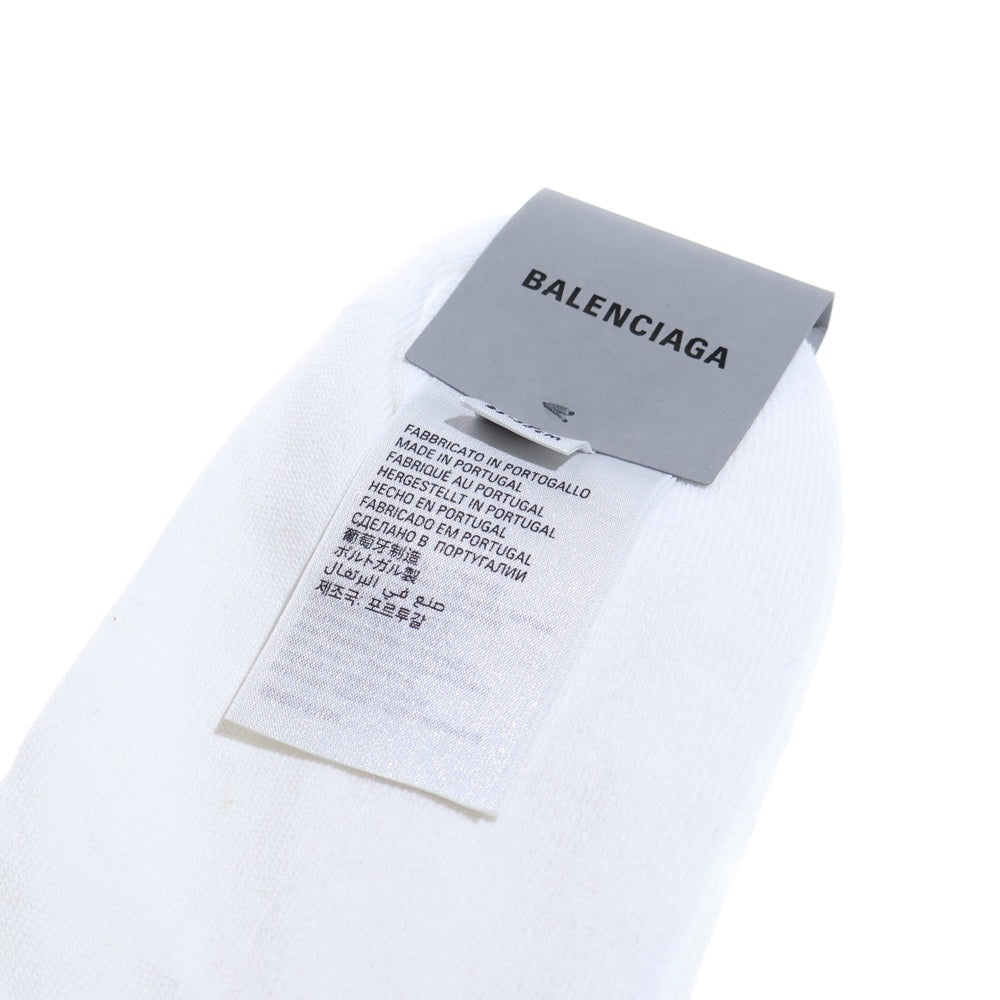 BALENCIAGA(バレンシアガ) Paris Tennis Socks パリステニスソックス 靴下 ホワイト 689802