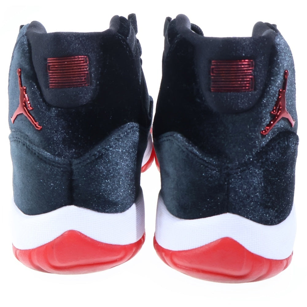 NIKE(ナイキ) WMNS AIR JORDAN 11 BRED VELVET ウィメンズ エアジョーダン 11 ブレッドベルベット ハイカットスニーカー ブラック レディース US8/25cm DB5457-061